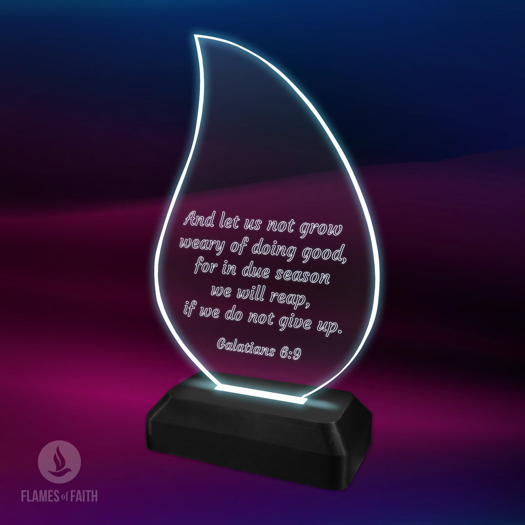 Galatians 6:9 - Flame of Faith